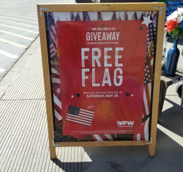 ONE MILLION FREE FLAG GIVEAWAY