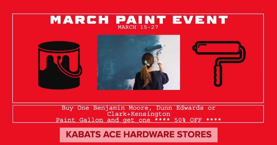SAVE BIG NOW at our Paint Sale!