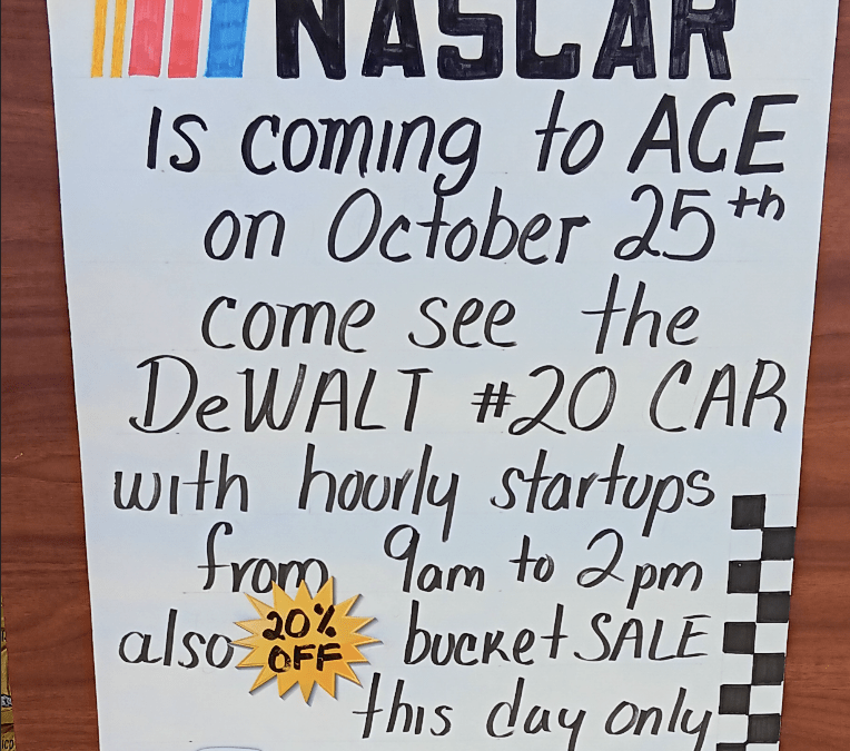 DeWALT NASCAR at Kabat’s Fortuna Ace Hardware