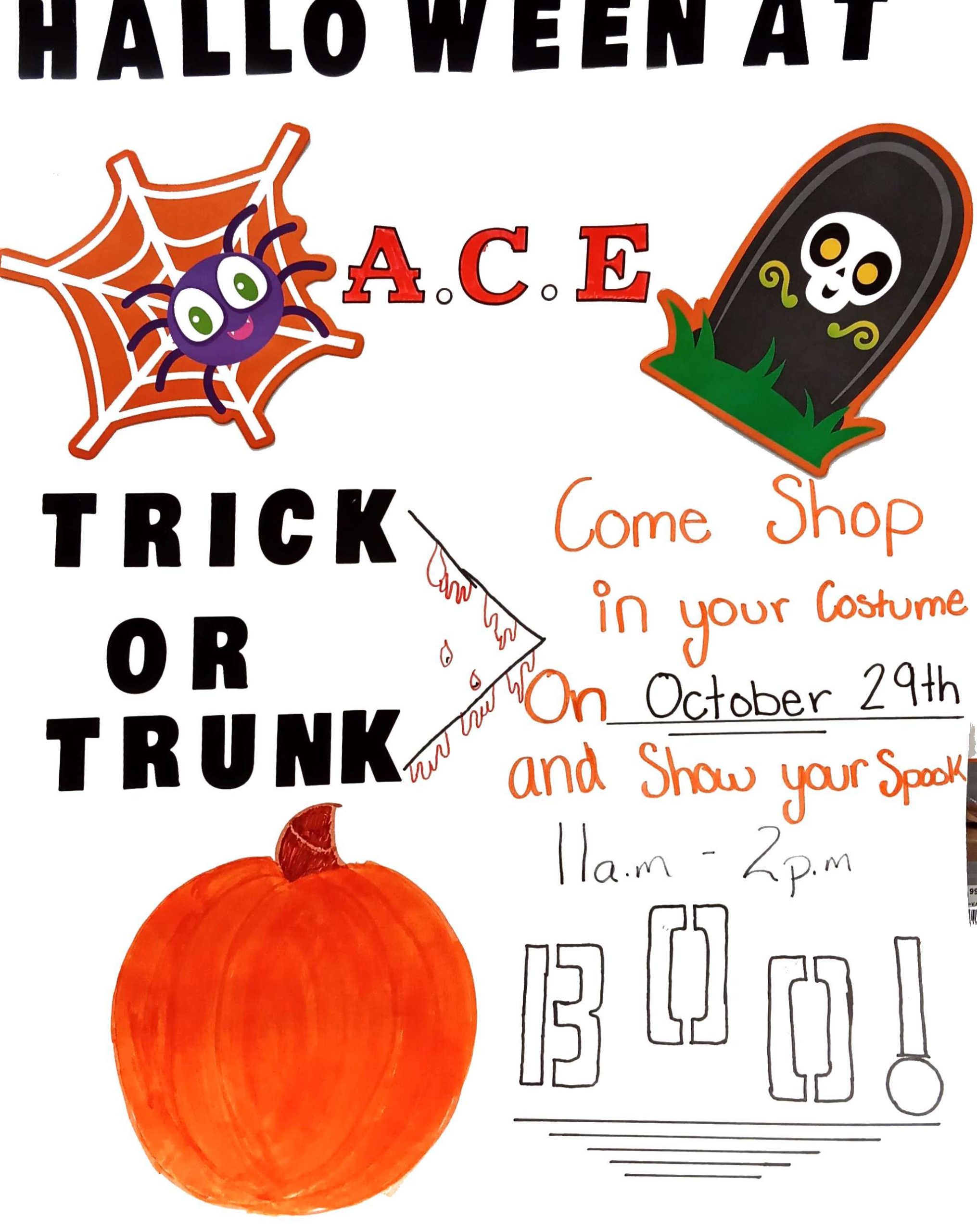 TRICK OR TRUNK at Kabat's Fortuna Ace Oct 29, 2023 11a-2pm