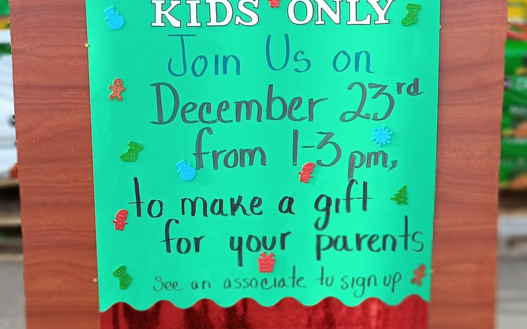 KIDS DIY DAY – Make a gift for your parents!