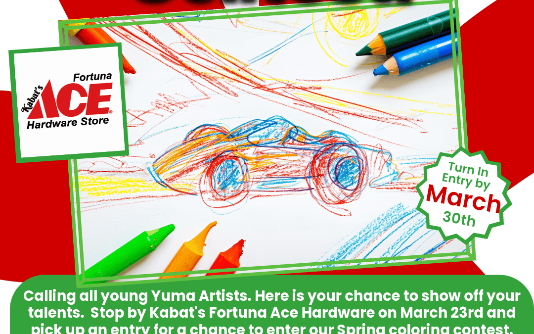 SPRING COLORING CONTEST