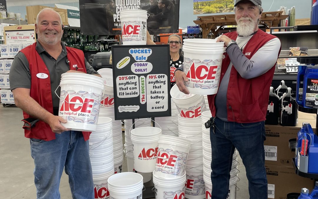 20% OFF BUCKET SALE & Grill Event at ALL KABAT’S ACE STORES