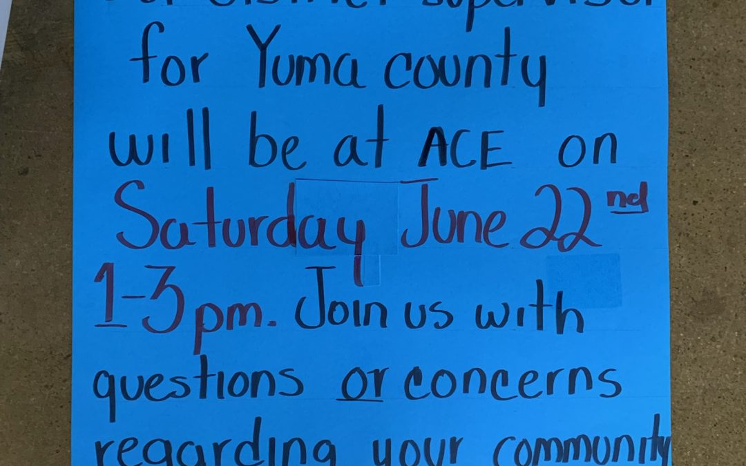 YUMA COMMUNITIES QUESTION & ANSWER EVENT