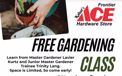 FREE GARDENING CLASS at Kabat’s Frontier Ace
